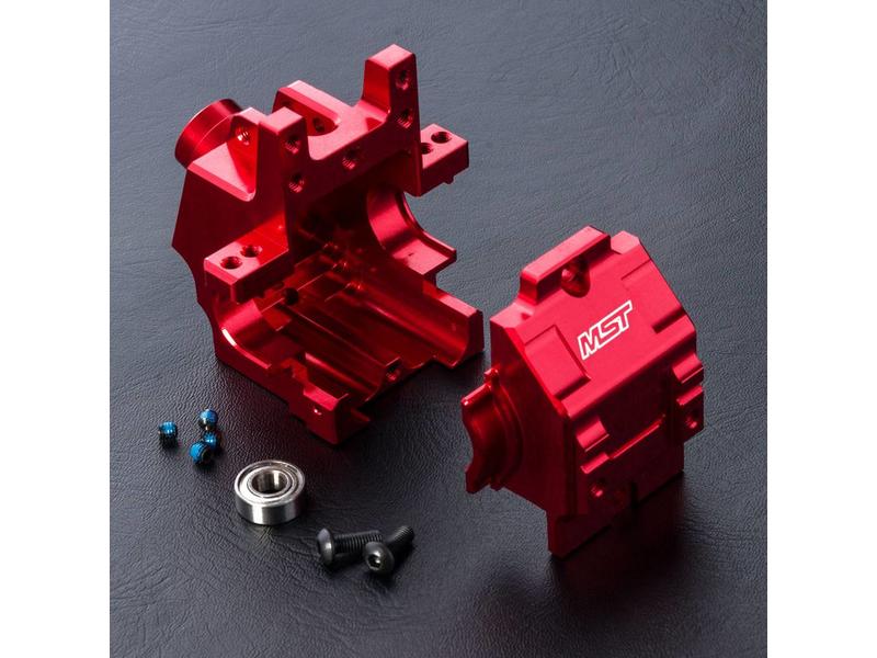 MST FXX Aluminium Rear Gear Box / Color: Red