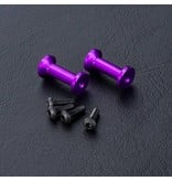 MST FXX Aluminium Strengthen Post (2pcs) / Color: Purple