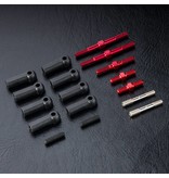 MST FXX-D S Turnbuckle Shaft Set / Color: Red