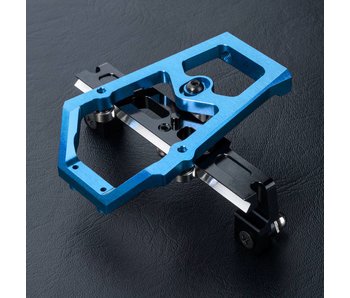 MST XXX Alum. Slide Rack Steering Set / Blue