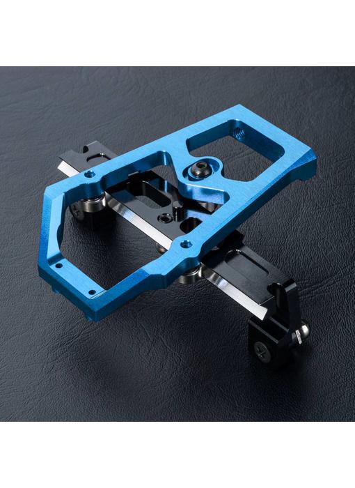 MST XXX Alum. Slide Rack Steering Set / Blue