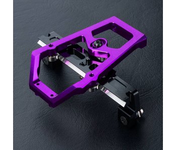 MST XXX Alum. Slide Rack Steering Set / Purple