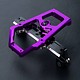 XXX Alum. Slide Rack Steering Set / Purple