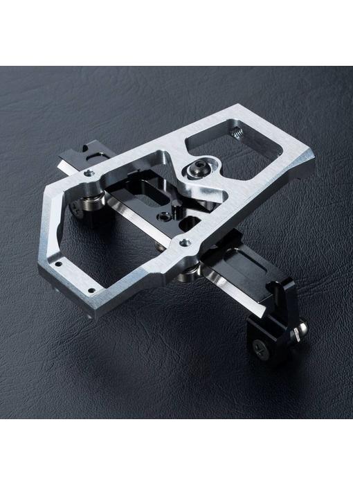 MST XXX Alum. Slide Rack Steering Set / Silver