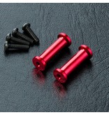 MST RMX Aluminium Strengthen Post (2pcs) / Color: Red
