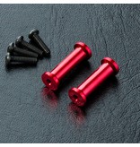 MST RMX Aluminium Strengthen Post (2pcs) / Color: Red