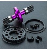 MST RMX Aluminium Solid Axle Set / Color: Purple - DISCONTINUED