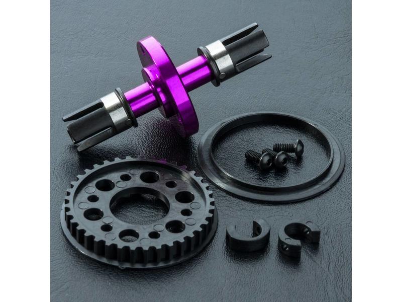 MST RMX Aluminium Solid Axle Set / Color: Purple - DISCONTINUED