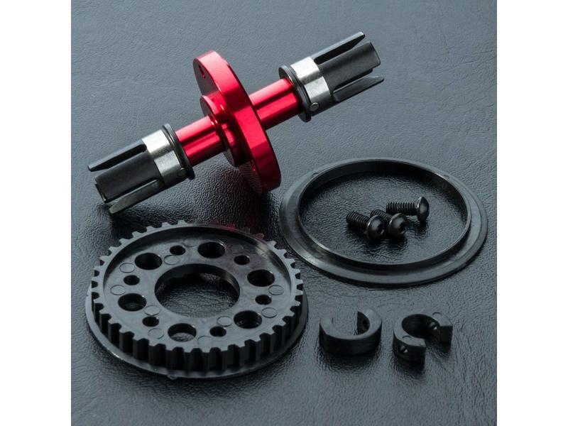 MST RMX Aluminium Solid Axle Set / Color: Red - DISCONTINUED