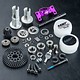 RMX 2WD Shaft Conversion Kit / Purple