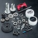 RMX 2WD Shaft Conversion Kit / Red