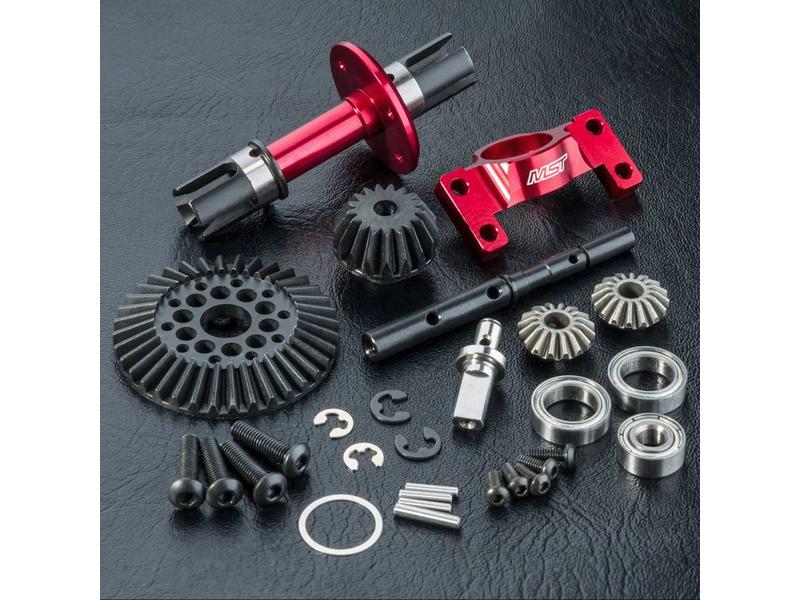 MST RMX 4WD Shaft Conversion Kit / Color: Red