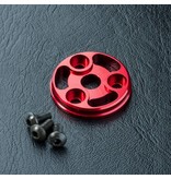 MST RMX Aluminium Spur Gear Cover / Color: Red