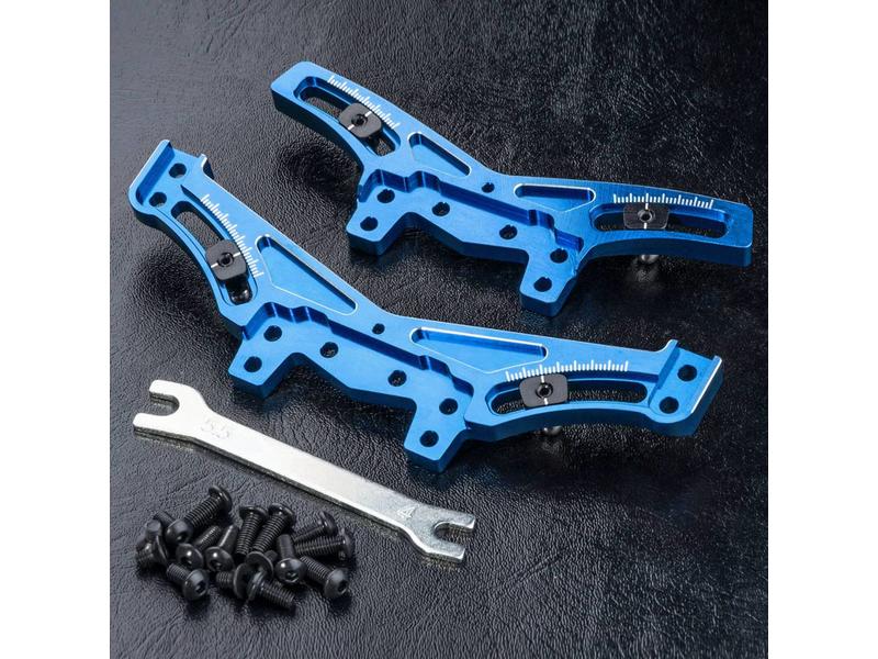MST XXX Aluminium Quick Adjustable Damper Stay Set / Color: Blue