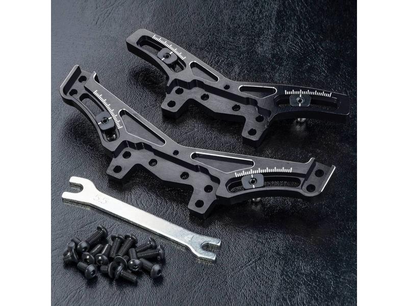 MST XXX Aluminium Quick Adjustable Damper Stay Set / Color: Black