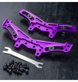 MST XXX Aluminium Quick Adjustable Damper Stay Set / Color: Purple MST XXX Aluminium Quick Adjustable Damper Stay Set / Color: Purple