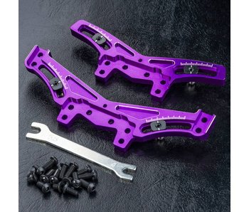 MST XXX Alum. Quick Adj. Damper Stay Set / Purple