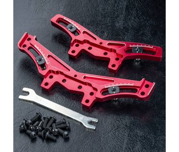 MST XXX Alum. Quick Adj. Damper Stay Set / Red