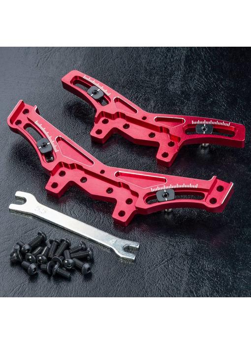 MST XXX Alum. Quick Adj. Damper Stay Set / Red