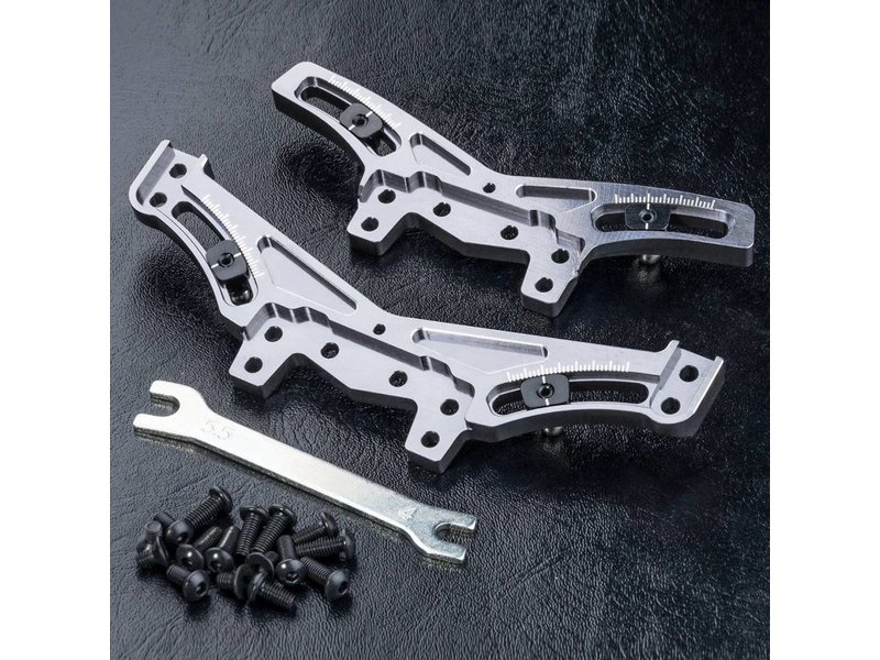 MST XXX Aluminium Quick Adjustable Damper Stay Set / Color: Silver