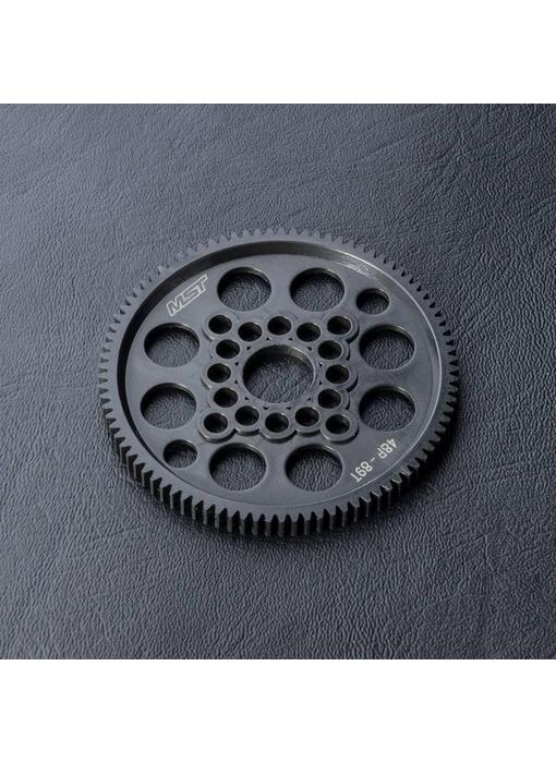 MST Spur Gear 48P / 89T Black