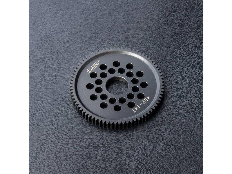 MST Machined Spur Gear 48P / Size: 74T - DISCONTINUED