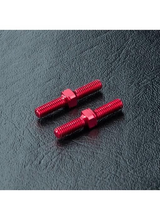 MST Alum. Reinf. Turnbuckle φ3x20mm (2) / Red