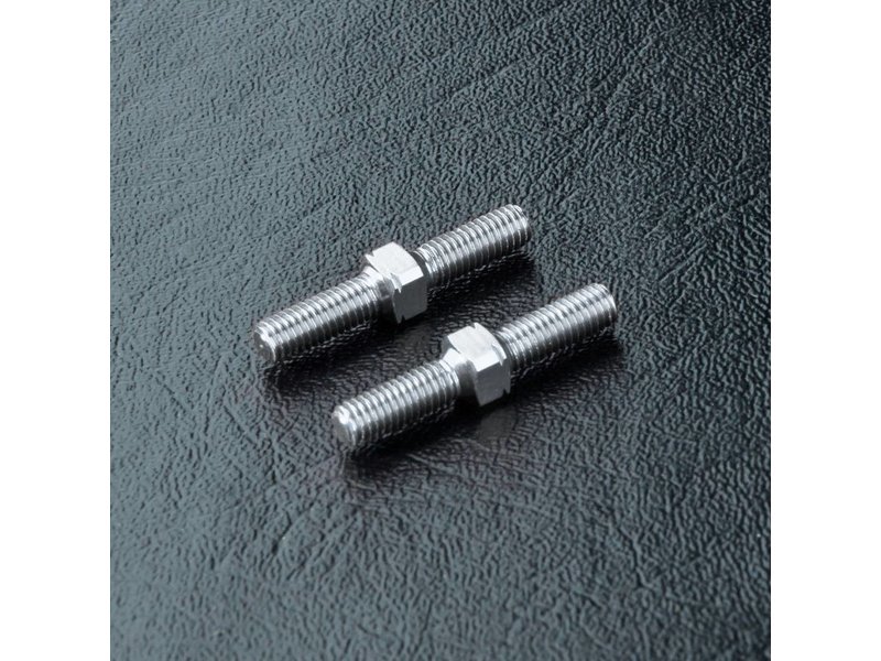 MST Aluminium Reinforced Turnbuckle φ3mm x 20mm (2pcs) / Color: Silver