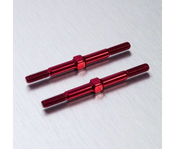 MST Alum. Reinf. Turnbuckle φ3x40mm (2) / Red