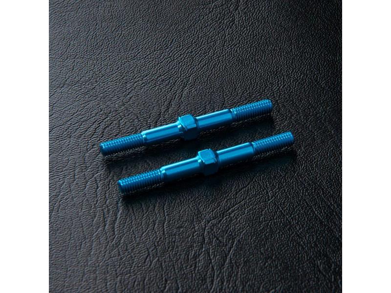 MST Aluminium Reinforced Turnbuckle φ3mm x 36mm (2pcs) / Color: Blue