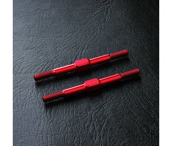 MST Alum. Reinf. Turnbuckle φ3x44mm (2) / Red