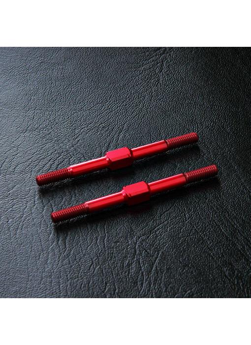 MST Alum. Reinf. Turnbuckle φ3x44mm (2) / Red