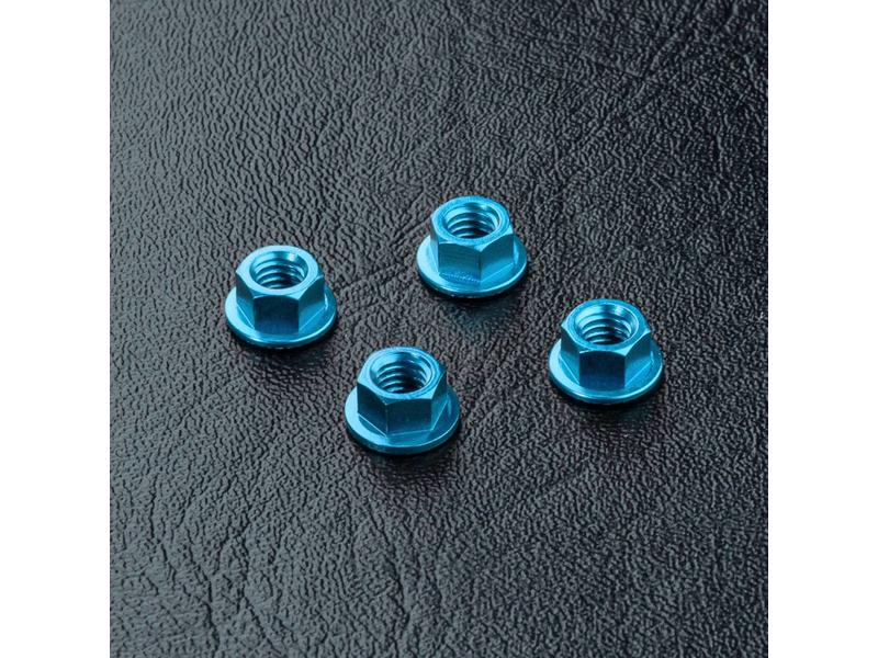 MST Aluminium Wheel Nut (4pcs) / Color: Blue - DISCONTINUED