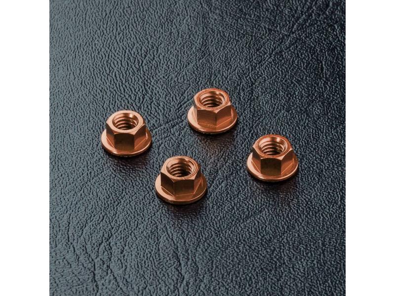 MST Aluminium Wheel Nut (4pcs) / Color: Copper