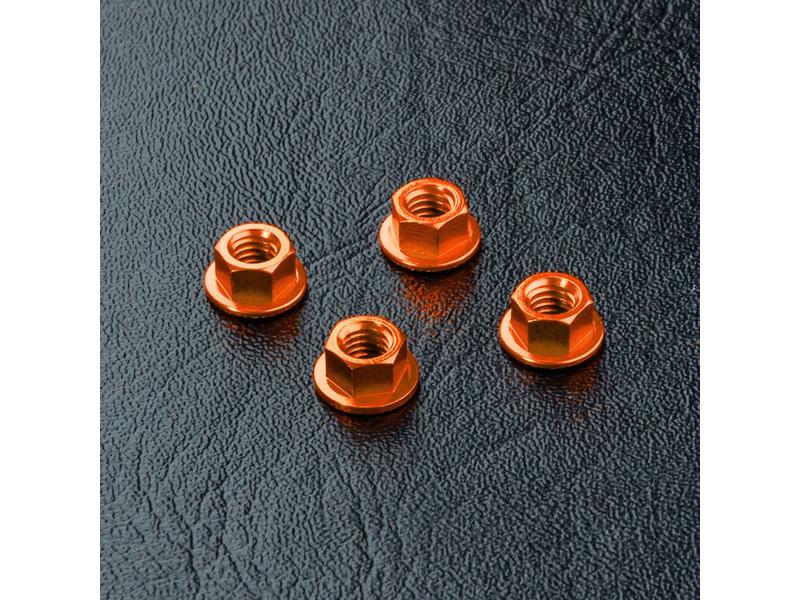 MST Aluminium Wheel Nut (4pcs) / Color: Orange