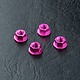 Alum. Wheel Nut (4) / Pink