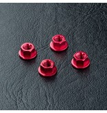 MST Aluminium Wheel Nut (4pcs) / Color: Red