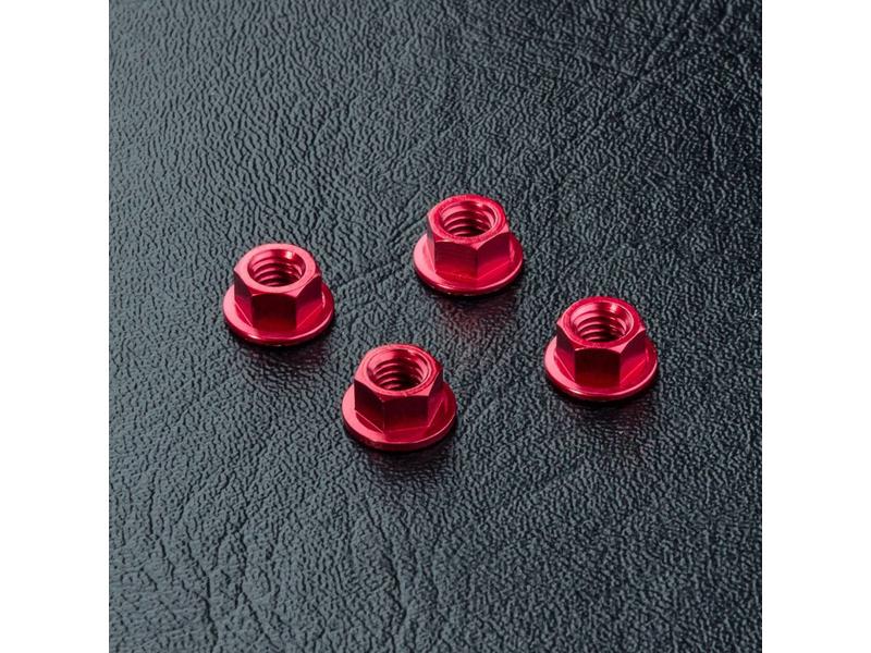 MST Aluminium Wheel Nut (4pcs) / Color: Red