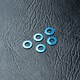 Alum. Spacer φ3.0xφ5.5x0.5mm (5) / Blue