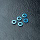 Alum. Spacer φ3.0xφ5.5x1.0mm (5) / Blue