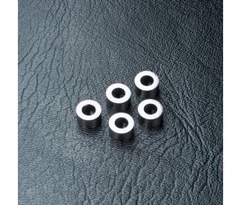 MST Alum. Spacer φ3.0xφ5.5x3.0mm (5) / Silver