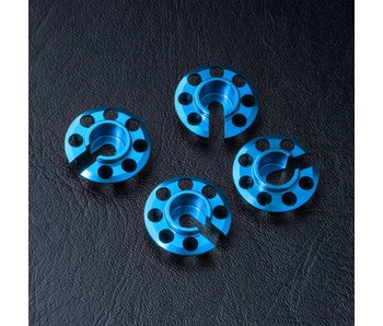 MST Alum. Damper Retainer - Lower Type (4) / Blue