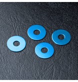 MST Wheel Hub Spacer 0.5mm (4pcs) / Color: Blue - DISCONTINUED