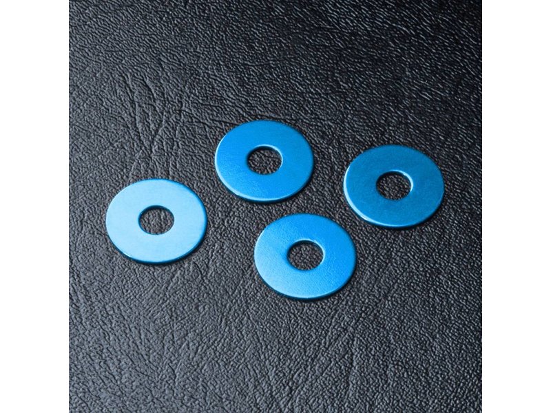 MST Wheel Hub Spacer 0.5mm (4pcs) / Color: Blue - DISCONTINUED