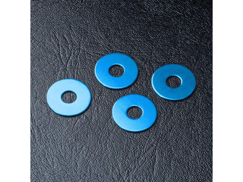 MST Wheel Hub Spacer 1.0mm (4pcs) / Color: Blue - DISCONTINUED