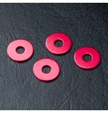 MST Wheel Hub Spacer 1.0mm (4pcs) / Color: Red