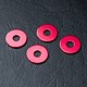 Wheel Hub Spacer 1.0mm (4) / Red
