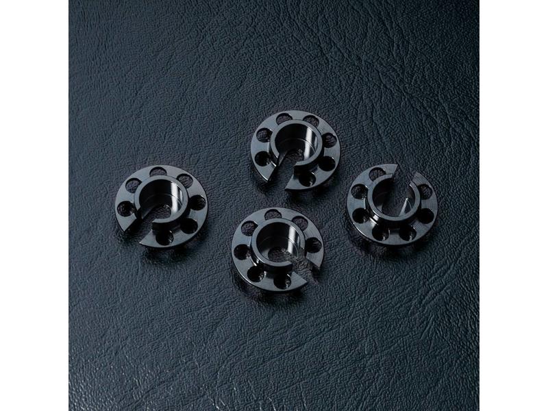 MST Aluminium Damper Retainer - Small (4pcs) / Color: Black