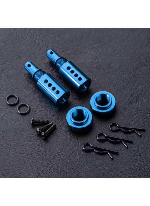 MST Alum. Adjustable Body Post (2) / Blue - DISCONTINUED