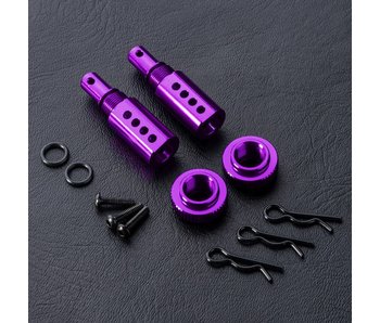 MST Alum. Adjustable Body Post (2) / Purple - DISCONTINUED